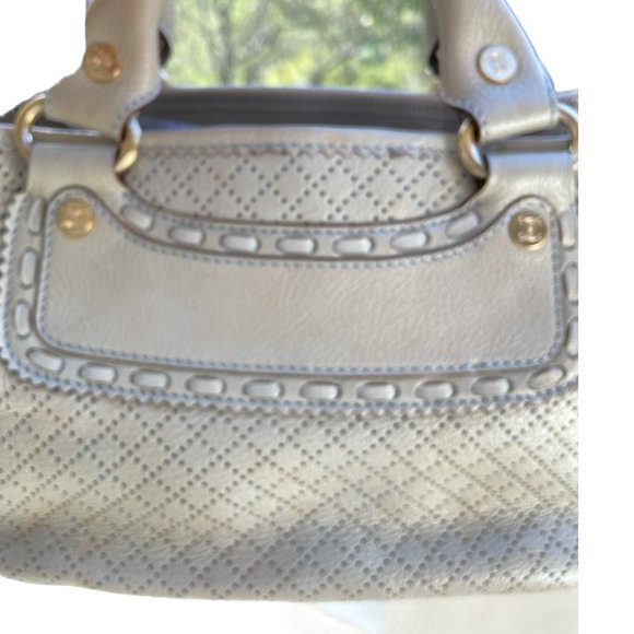 Celine Cream Color Boogie Leather Handbag - Picture 15 of 15